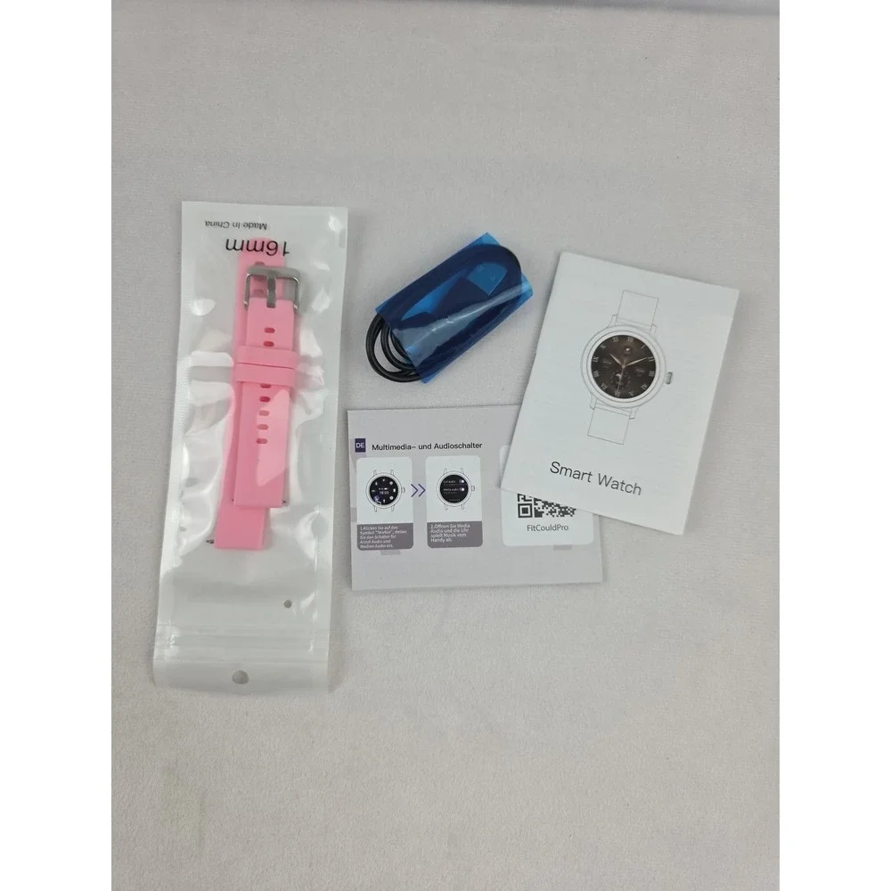 AMOLED Smart Watch Women for Android & iPhone, Fitness Watch with Bluetooth Call
